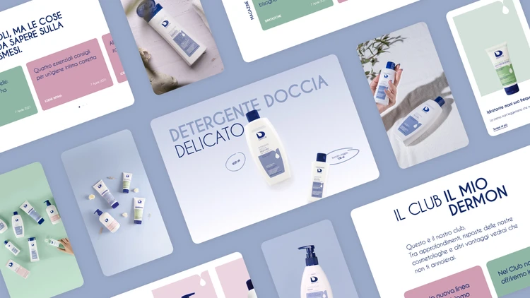 Visual identity Dermon a cura di Websolute