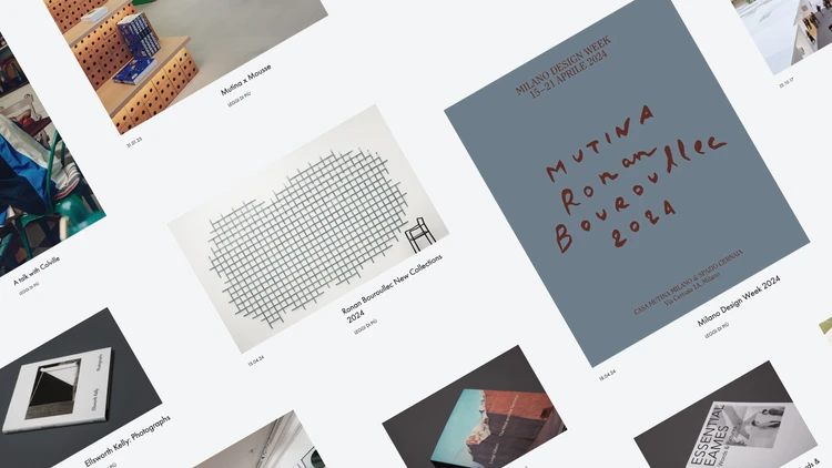 Visual identity per Mutina realizzata da Websolute