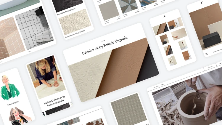 Visual identity per Mutina realizzata da Websolute